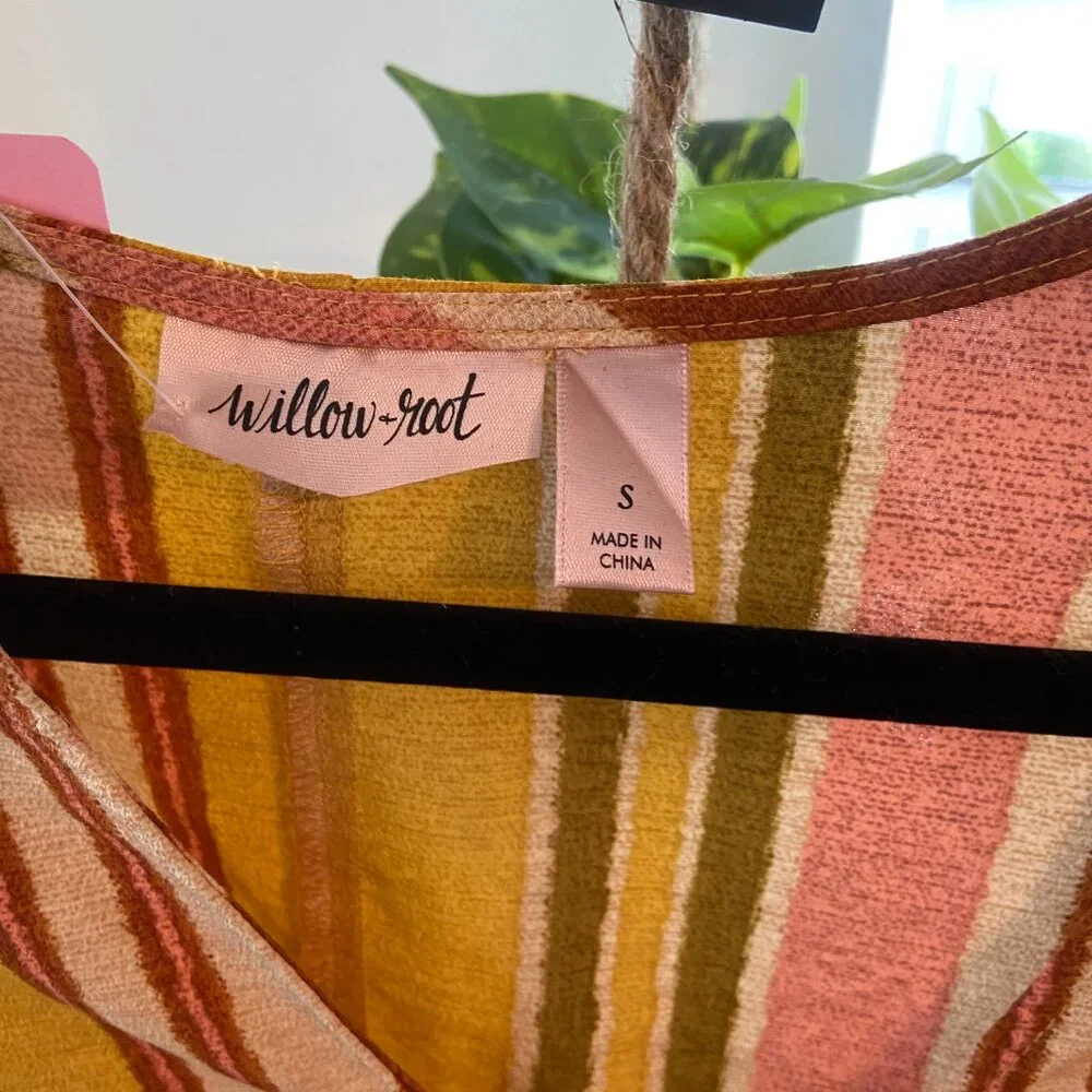 Willow + Root Striped Blouse - Picture 2 of 4